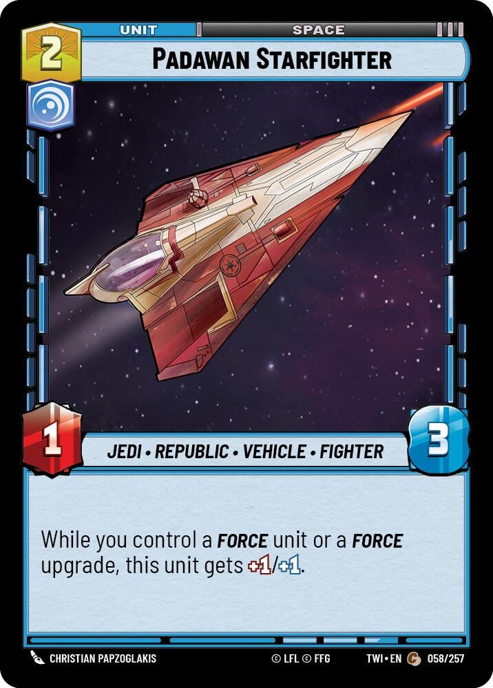 Image for Padawan Starfighter (Twilight of the Republic) (058/257) - Star Wars: Unlimited