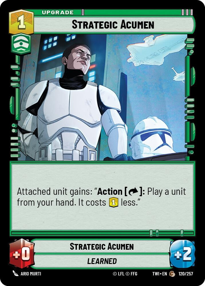 Image for Strategic Acumen (Twilight of the Republic) (120/257) - Star Wars: Unlimited