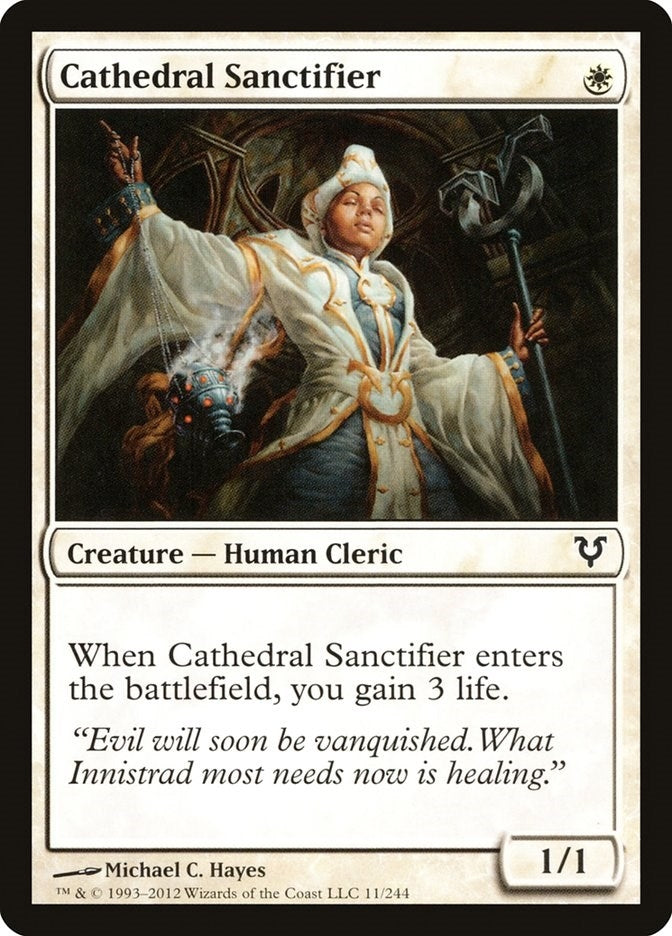 Image for Cathedral Sanctifier (Avacyn Restored) (11) - Magic: The Gathering