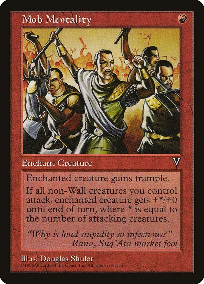 Image for Mob Mentality (Visions) - Magic: The Gathering