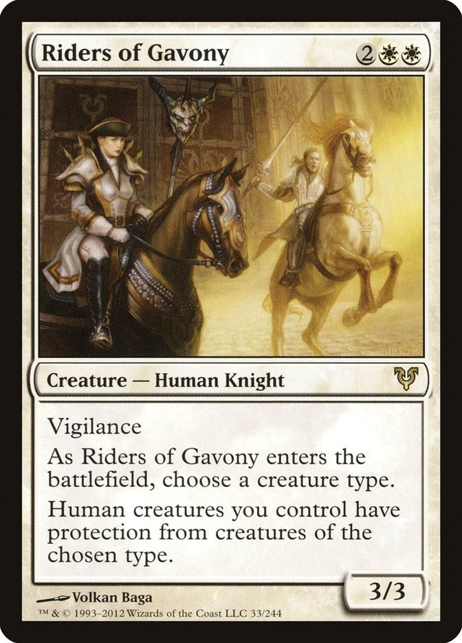 Image for Riders of Gavony (Avacyn Restored) (33) - Magic: The Gathering
