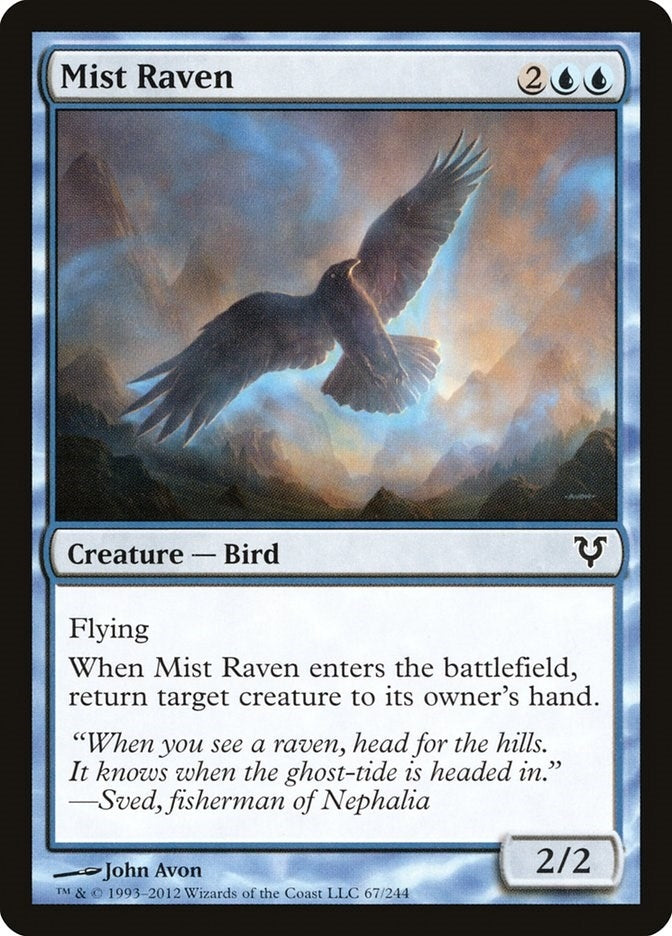 Image for Mist Raven (Avacyn Restored) (67) - Magic: The Gathering