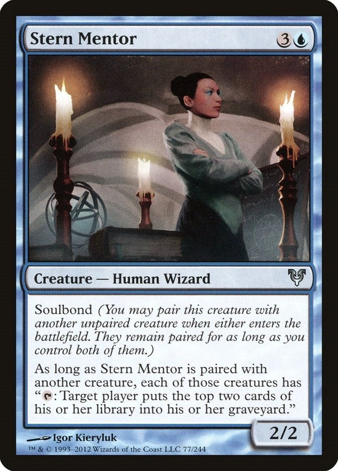 Image for Stern Mentor (Avacyn Restored) (77) - Magic: The Gathering