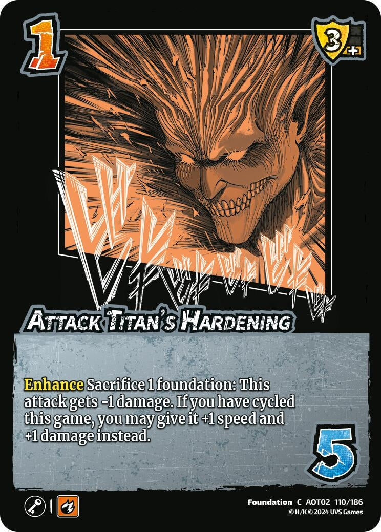 Image for Attack Titan's Hardening (Attack On Titan: Origins of Power) (110/186) - UniVersus