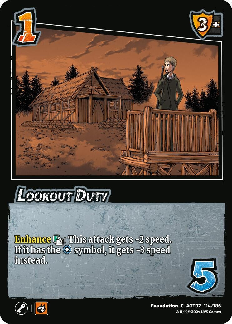 Image for Lookout Duty (Attack On Titan: Origins of Power) (114/186) - UniVersus
