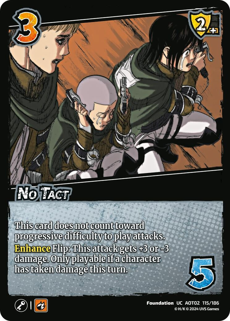 Image for No Tact (Attack On Titan: Origins of Power) (115/186) - UniVersus