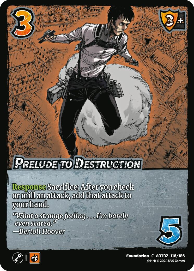 Image for Prelude to Destruction (Attack On Titan: Origins of Power) (116/186) - UniVersus