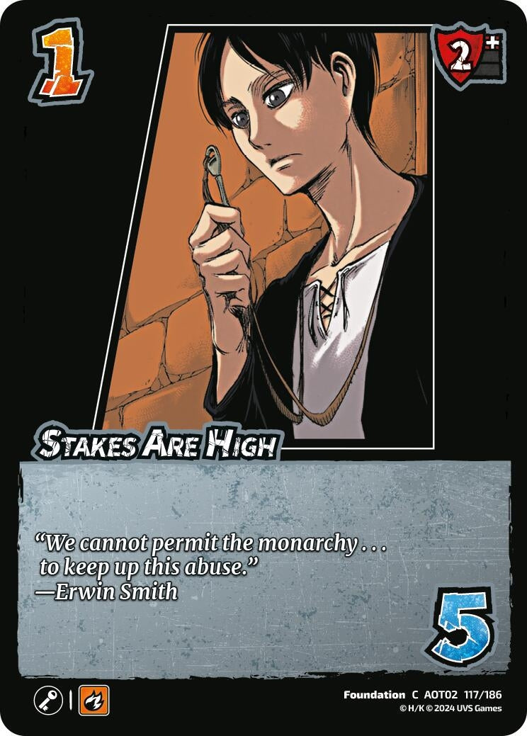 Image for Stakes Are High (Attack On Titan: Origins of Power) (117/186) - UniVersus