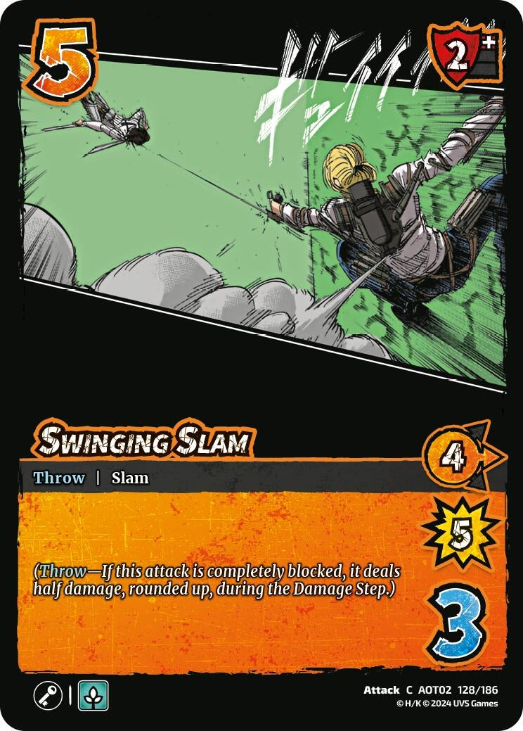 Image for Swinging Slam (Attack On Titan: Origins of Power) (128/186) - UniVersus
