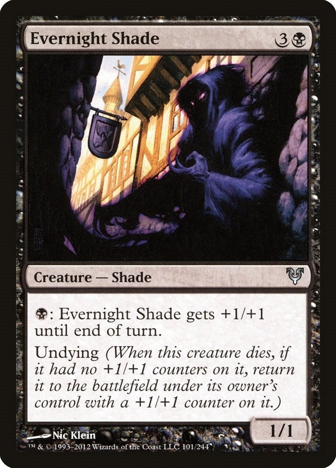 Image for Evernight Shade (Avacyn Restored) (101) - Magic: The Gathering