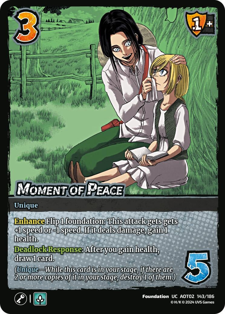 Image for Moment of Peace (Attack On Titan: Origins of Power) (143/186) - UniVersus