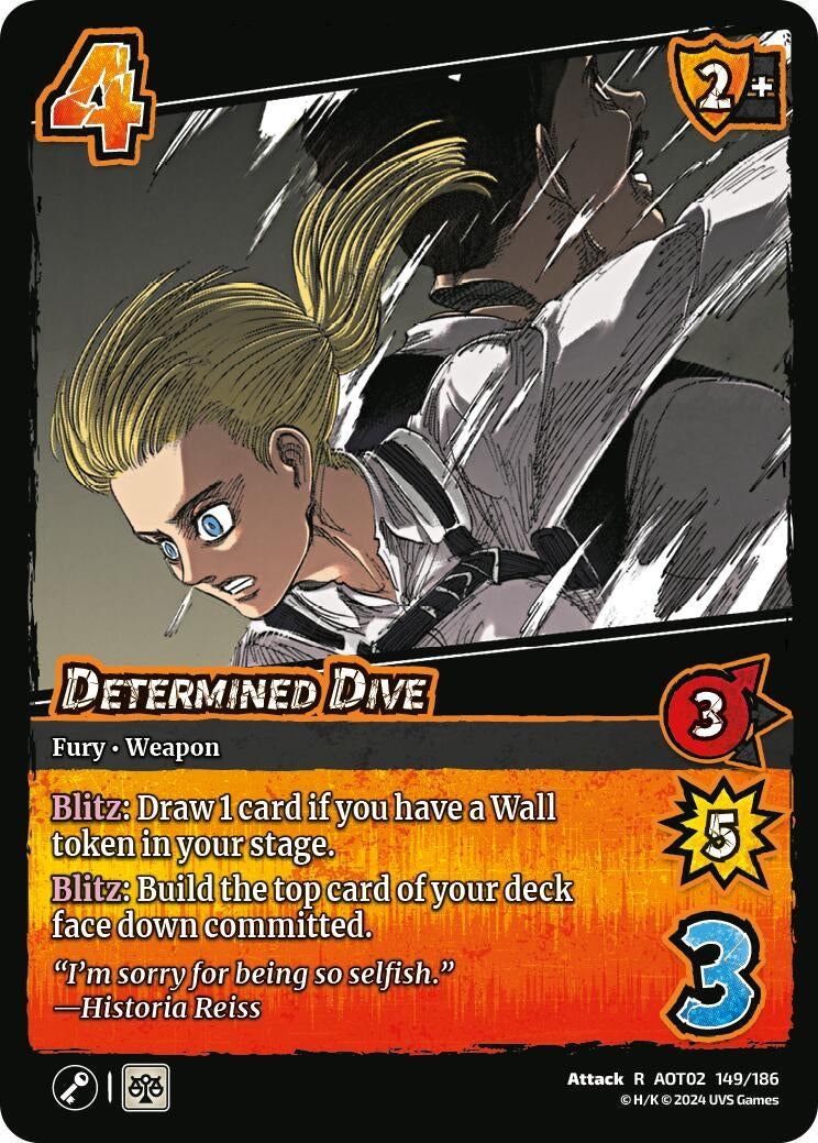 Image for Determined Dive (Attack On Titan: Origins of Power) (149/186) - UniVersus