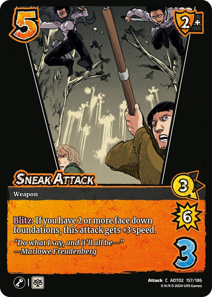 Image for Sneak Attack (Attack On Titan: Origins of Power) (157/186) - UniVersus