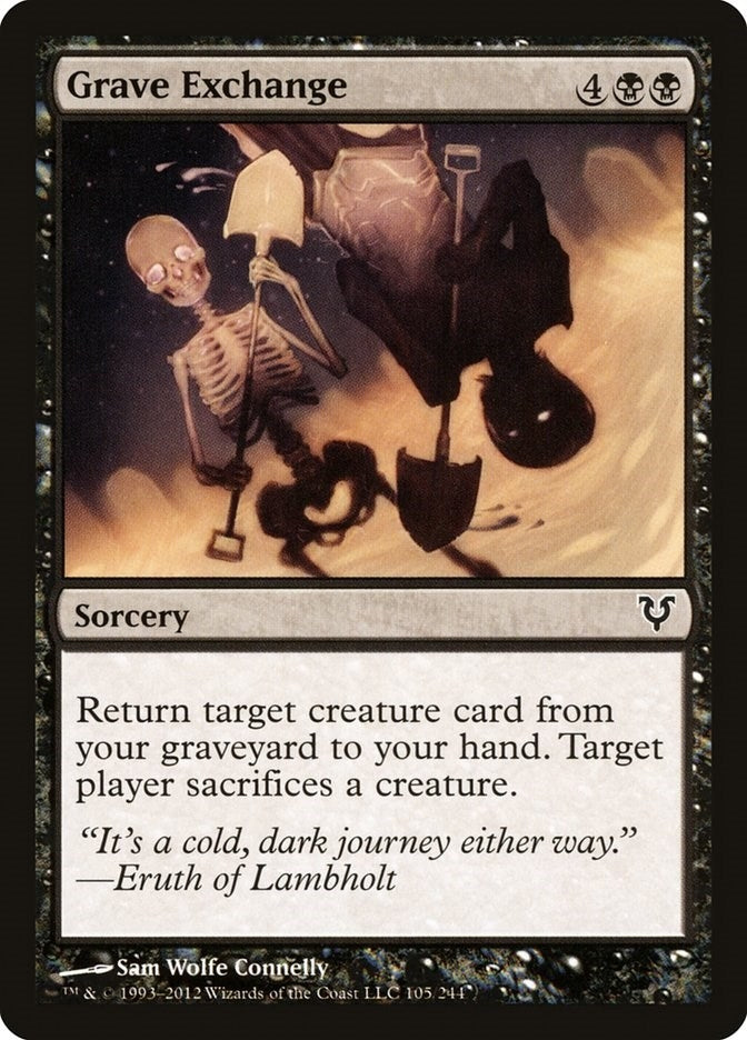 Image for Grave Exchange (Avacyn Restored) (105) - Magic: The Gathering