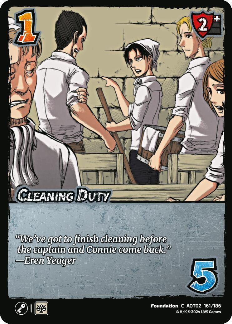 Image for Cleaning Duty (Attack On Titan: Origins of Power) (161/186) - UniVersus