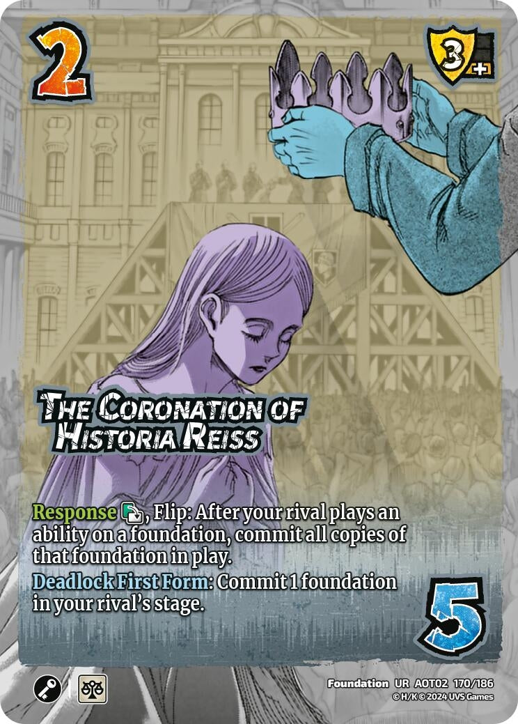Image for The Coronation of Historia Reiss (Attack On Titan: Origins of Power) (170/186) - UniVersus