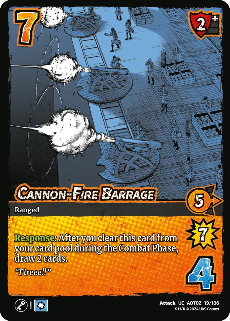 Image for Cannon-Fire Barrage (Attack On Titan: Origins of Power) (19/186) - UniVersus