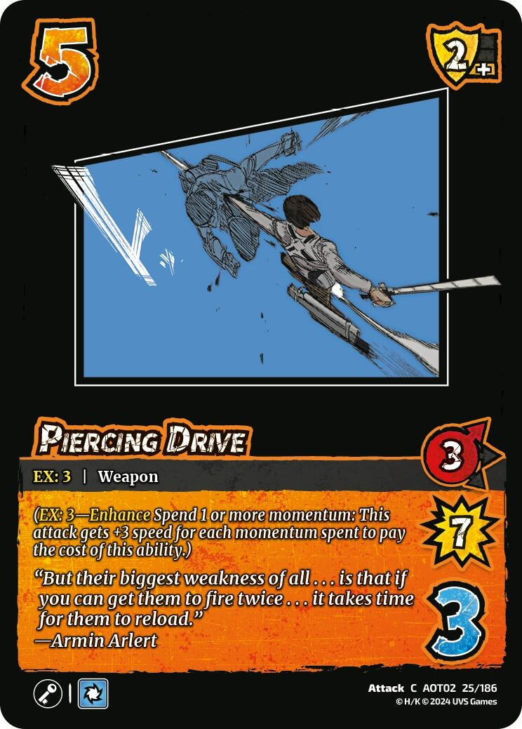 Image for Piercing Drive (Attack On Titan: Origins of Power) (25/186) - UniVersus