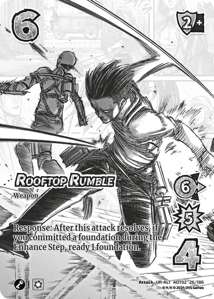 Image for Rooftop Rumble (Alternate Art) (Attack On Titan: Origins of Power) (26/186) - UniVersus