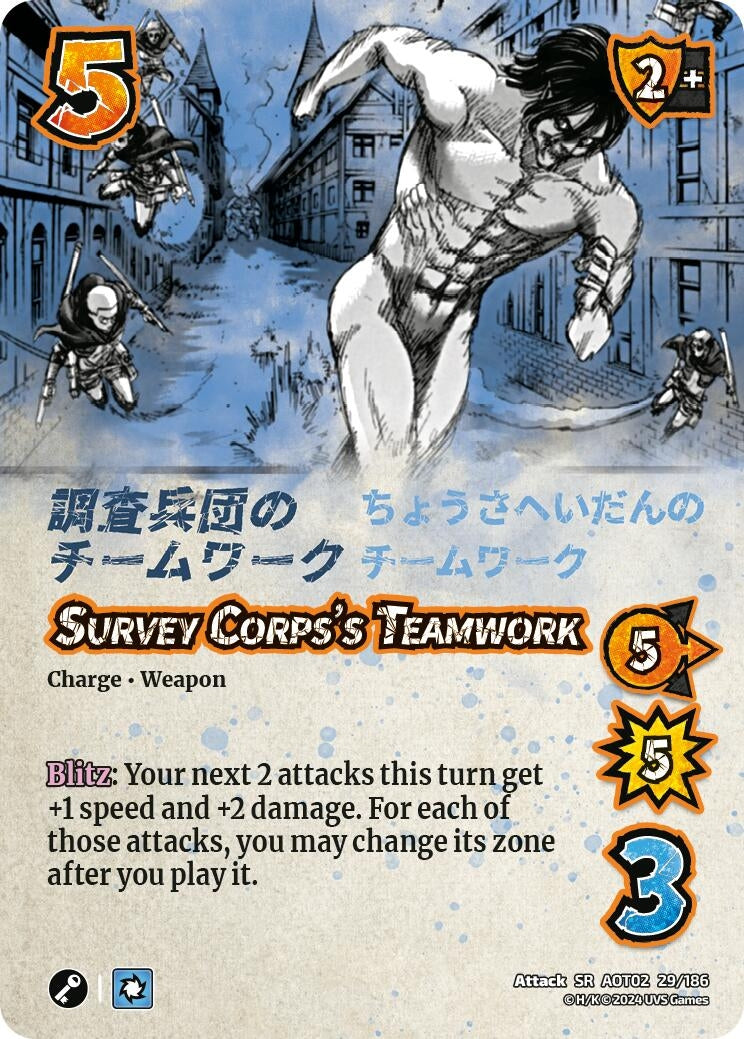 Image for Survey Corps's Teamwork (Attack On Titan: Origins of Power) (29/186) - UniVersus