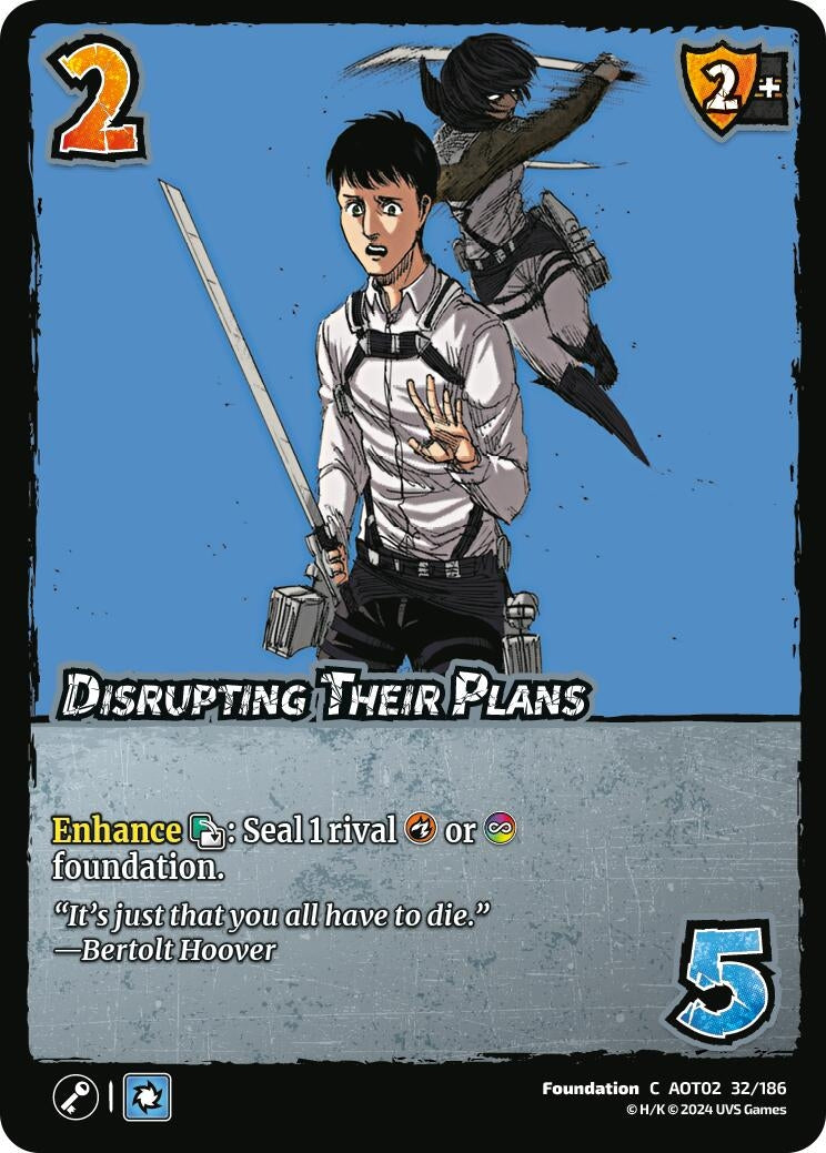 Image for Disrupting Their Plans (Attack On Titan: Origins of Power) (32/186) - UniVersus