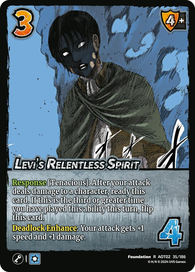 Image for Levi's Relentless Spirit (Attack On Titan: Origins of Power) (35/186) - UniVersus