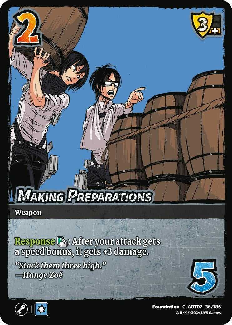 Image for Making Preparations (Attack On Titan: Origins of Power) (36/186) - UniVersus