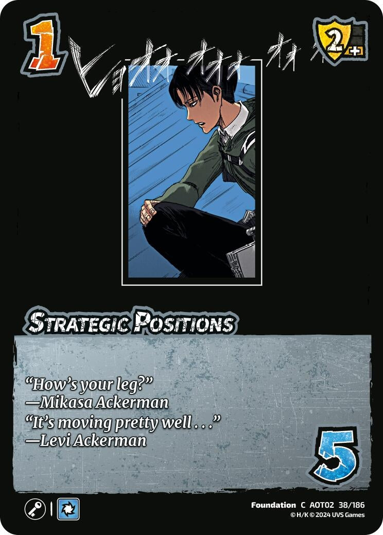 Image for Strategic Positions (Attack On Titan: Origins of Power) (38/186) - UniVersus