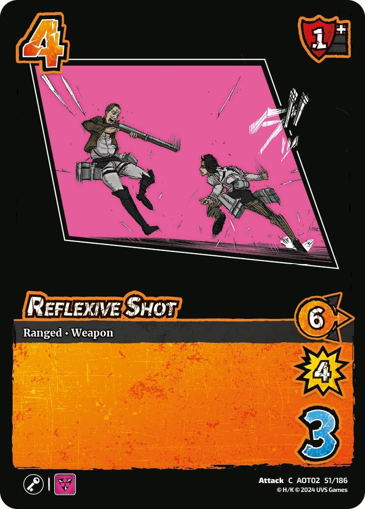 Image for Reflexive Shot (Attack On Titan: Origins of Power) (51/186) - UniVersus