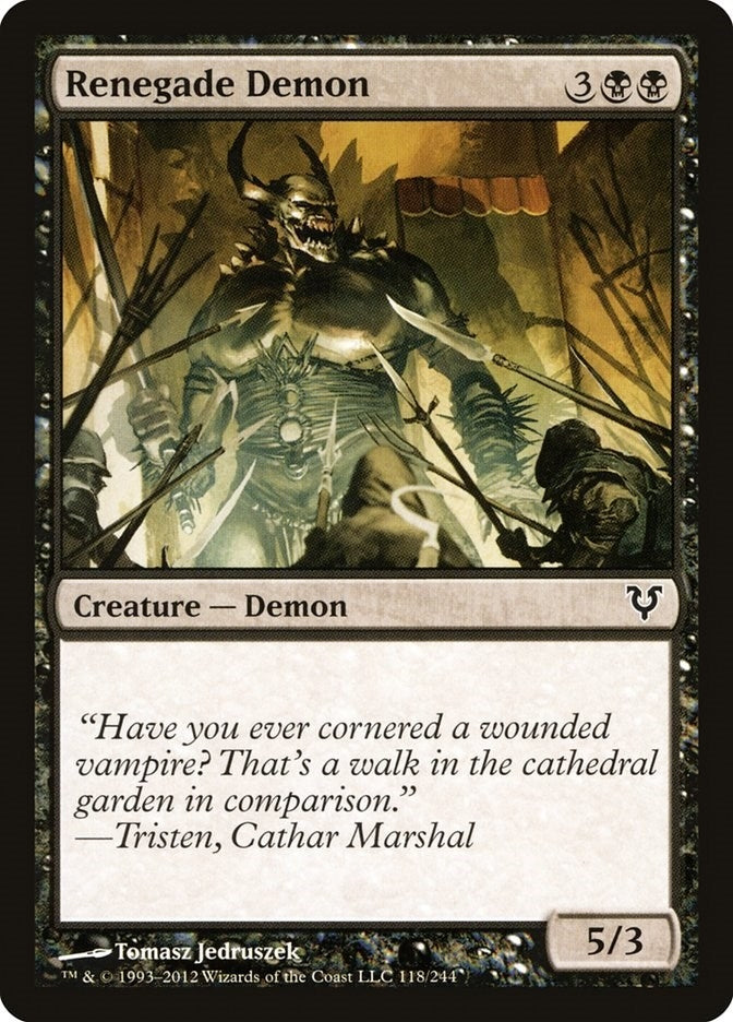 Image for Renegade Demon (Avacyn Restored) (118) - Magic: The Gathering