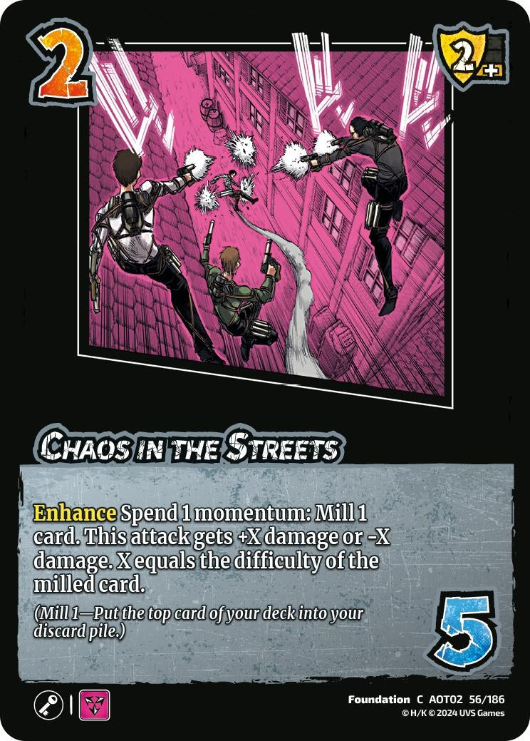 Image for Chaos in the Streets (Attack On Titan: Origins of Power) (56/186) - UniVersus