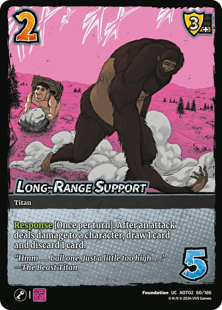 Image for Long-Range Support (Attack On Titan: Origins of Power) (60/186) - UniVersus