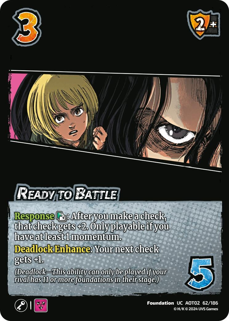 Image for Ready to Battle (Attack On Titan: Origins of Power) (62/186) - UniVersus