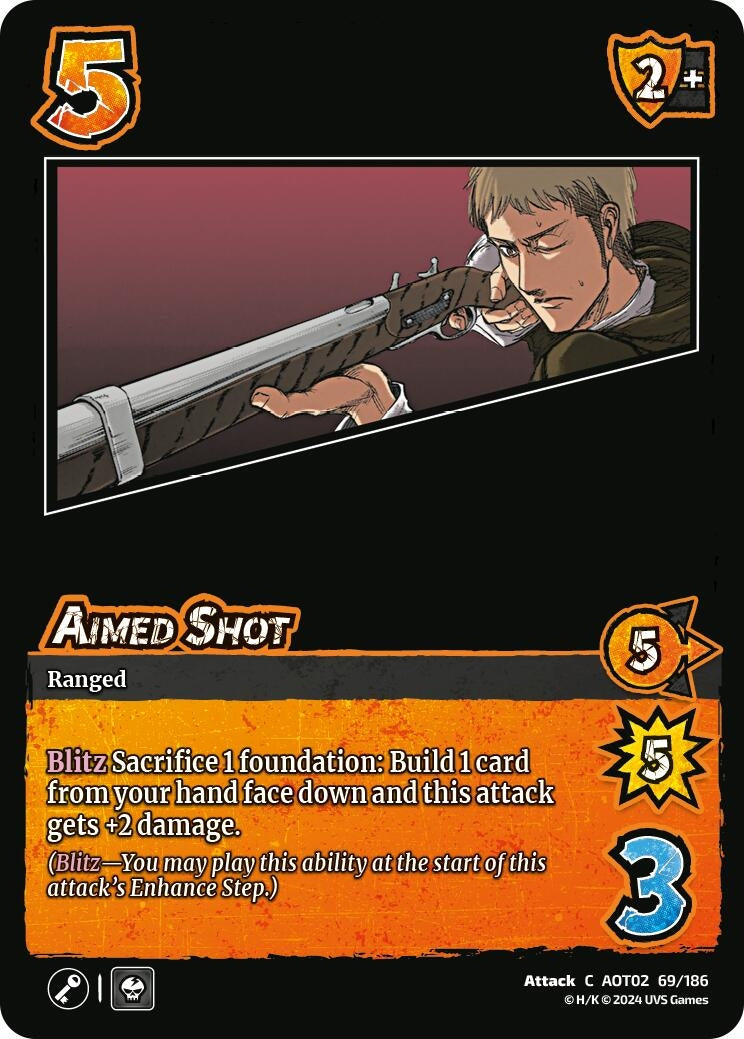 Image for Aimed Shot (Attack On Titan: Origins of Power) (69/186) - UniVersus