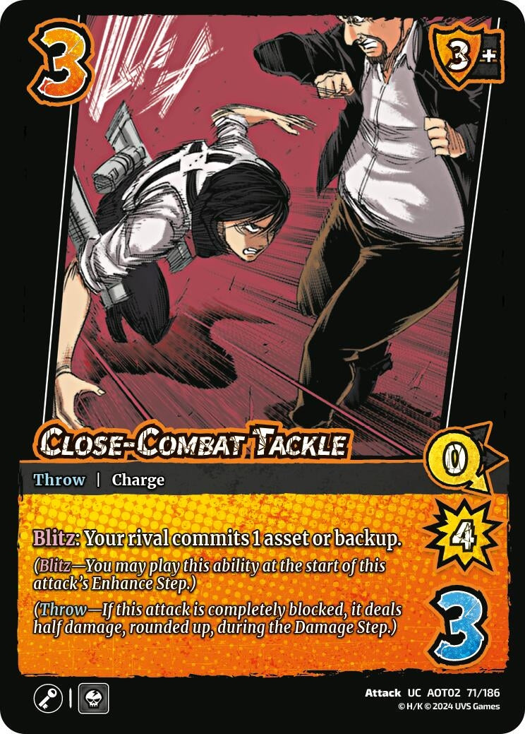 Image for Close-Combat Tackle (Attack On Titan: Origins of Power) (71/186) - UniVersus