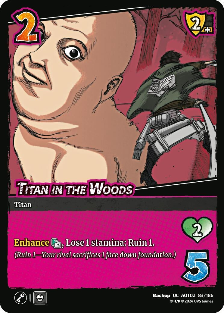 Image for Titan in the Woods (Attack On Titan: Origins of Power) (83/186) - UniVersus