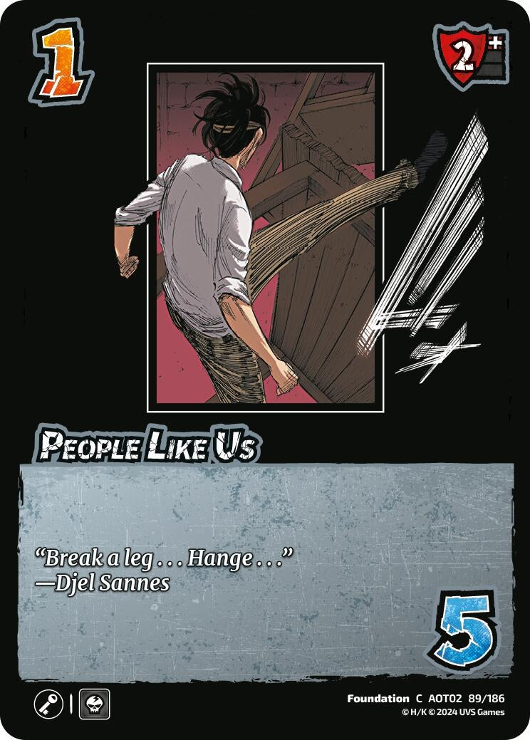 Image for People Like Us (Attack On Titan: Origins of Power) (89/186) - UniVersus