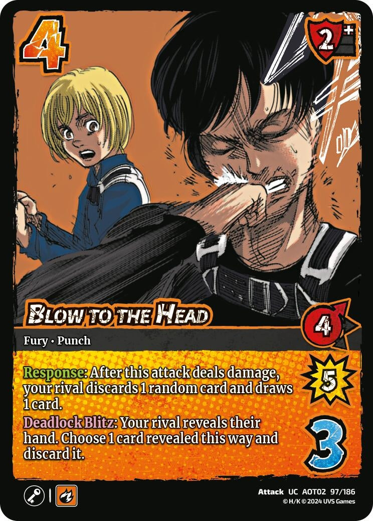 Image for Blow to the Head (Attack On Titan: Origins of Power) (97/186) - UniVersus