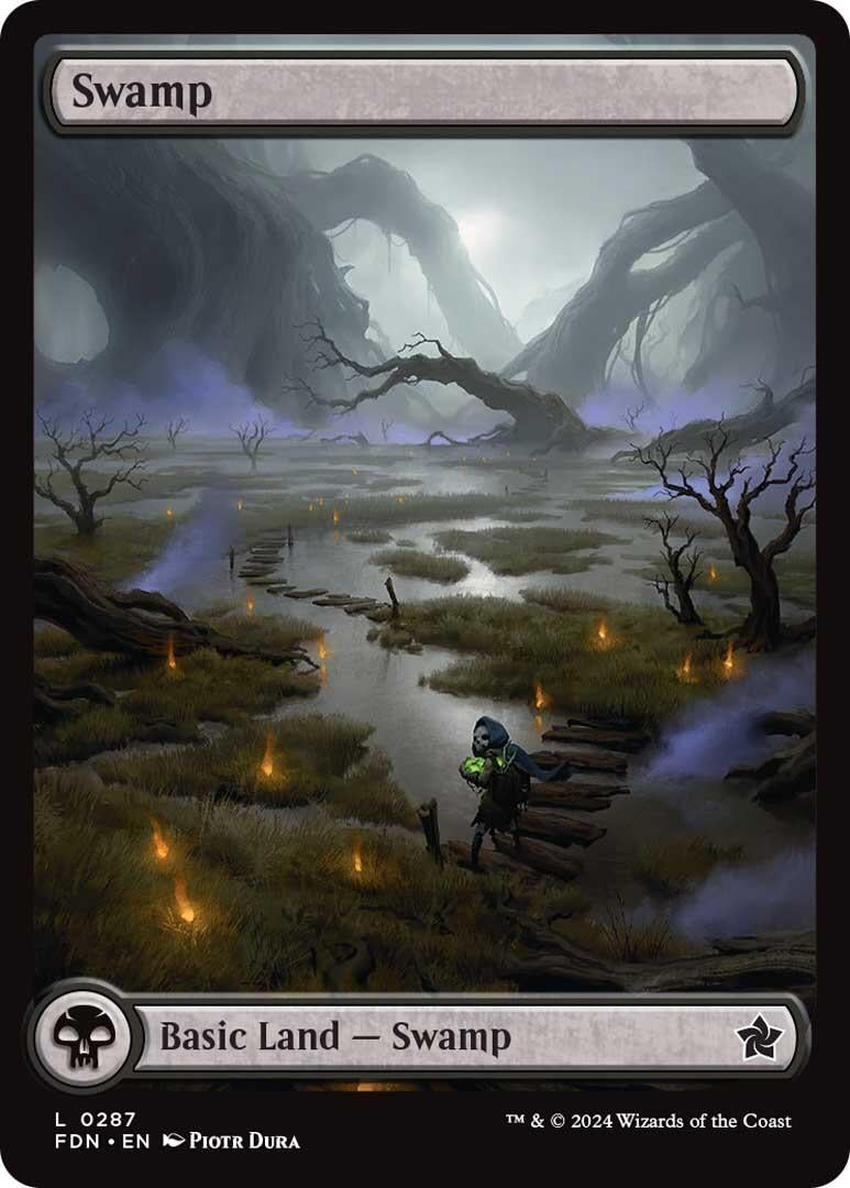 Image for Swamp (0287) (Foundations) (287) - Magic: The Gathering