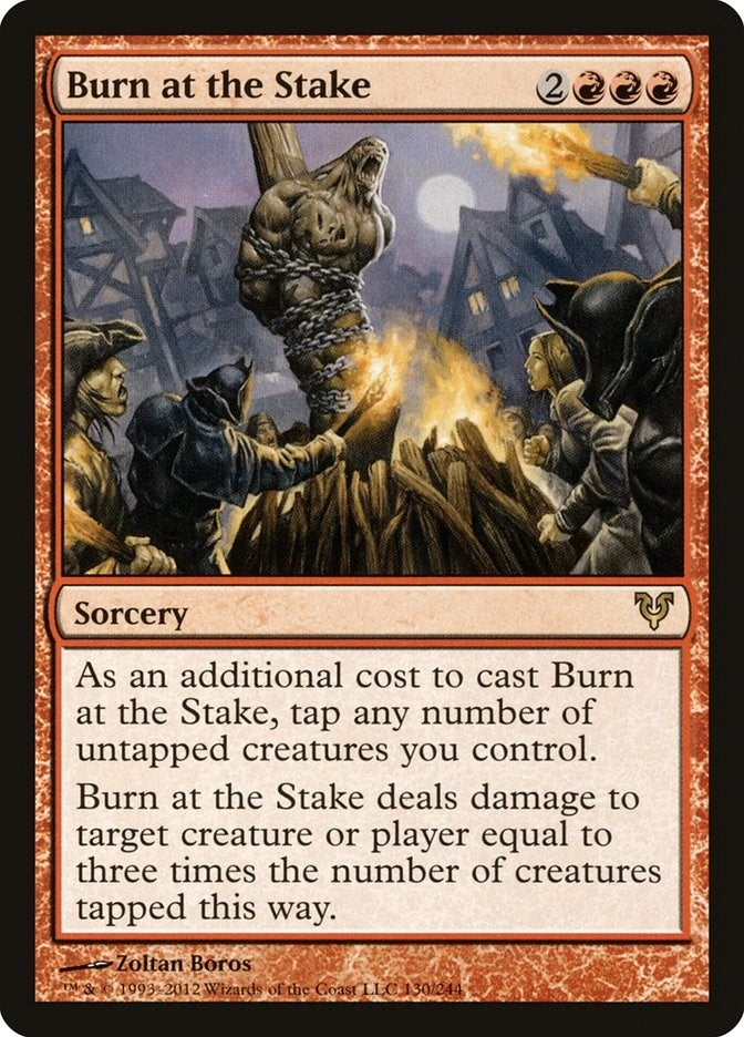 Image for Burn at the Stake (Avacyn Restored) (130) - Magic: The Gathering