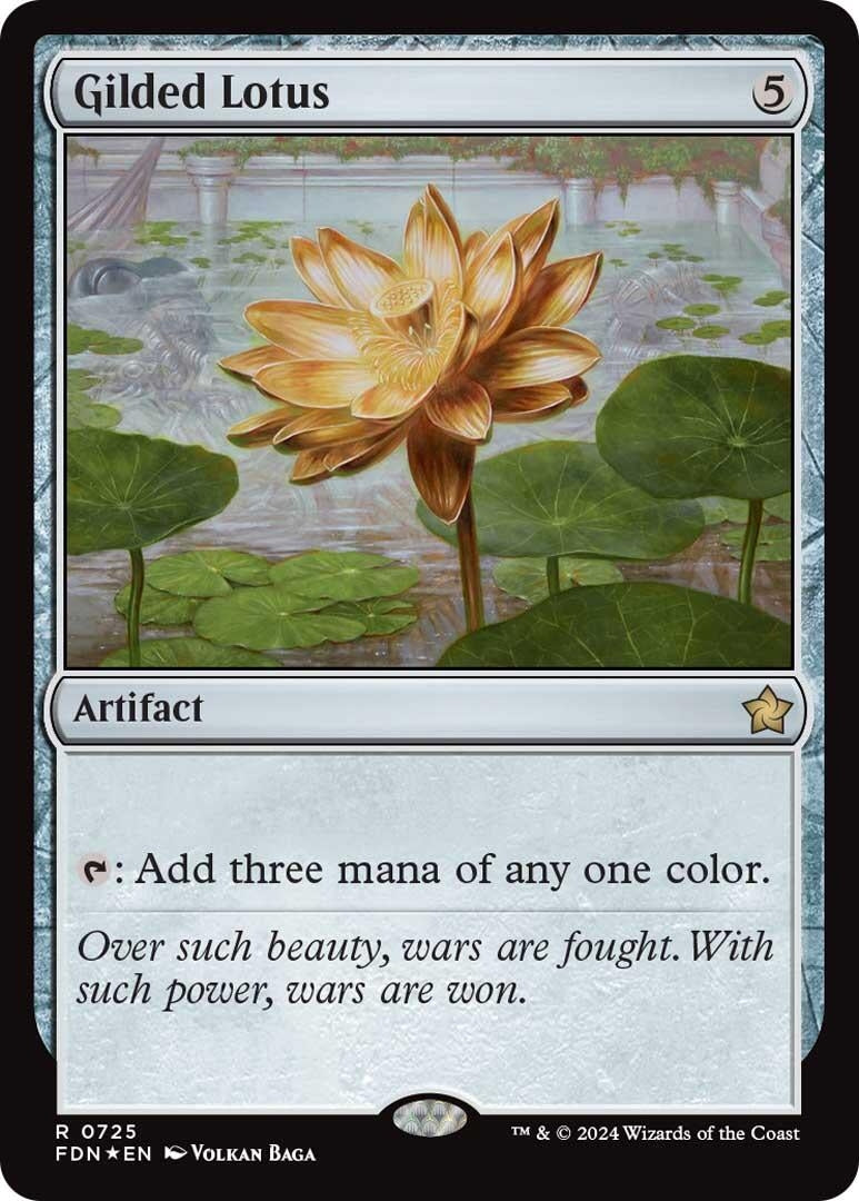 Image for Gilded Lotus (Foundations) (725) - Magic: The Gathering