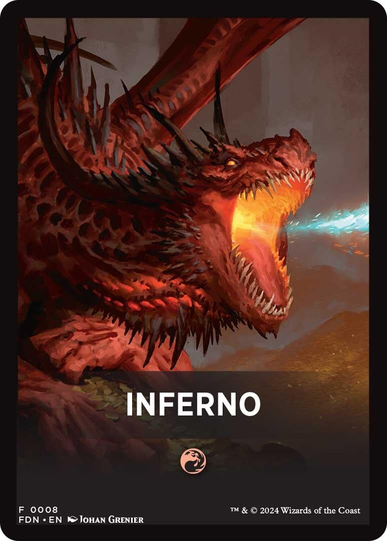 Image for Inferno Theme Card (Foundations) (8) - Magic: The Gathering