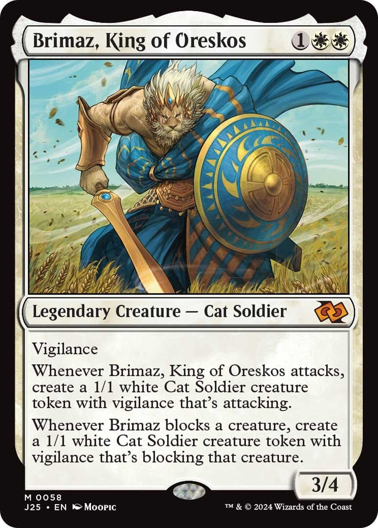 Image for Brimaz, King of Oreskos (Anime) (Foundations Jumpstart) (58) - Magic: The Gathering