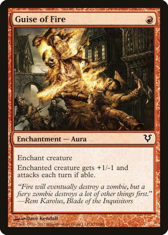 Image for Guise of Fire (Avacyn Restored) (137) - Magic: The Gathering