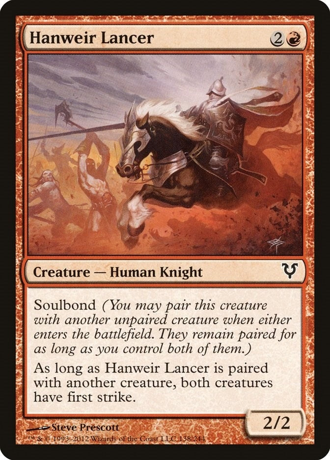 Image for Hanweir Lancer (Avacyn Restored) (138) - Magic: The Gathering