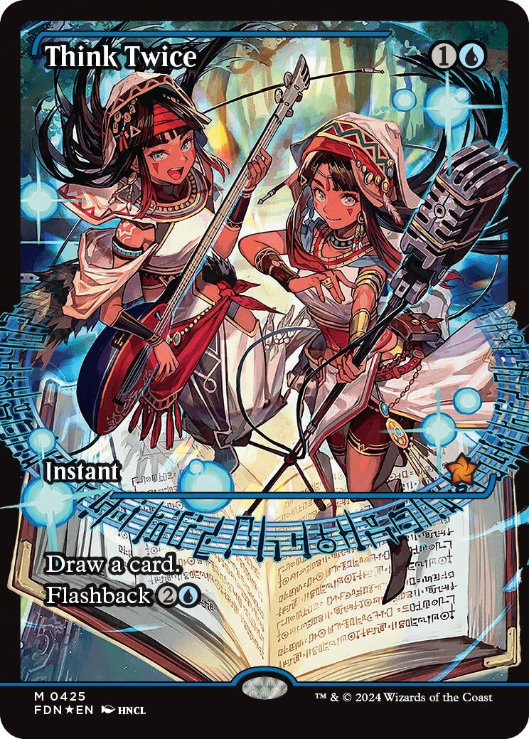 Image for Think Twice (Showcase) (Foundations) (425) - Magic: The Gathering