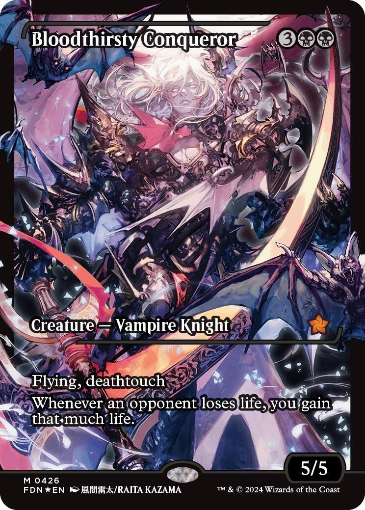 Image for Bloodthirsty Conqueror (Showcase) (Foundations) (426) - Magic: The Gathering