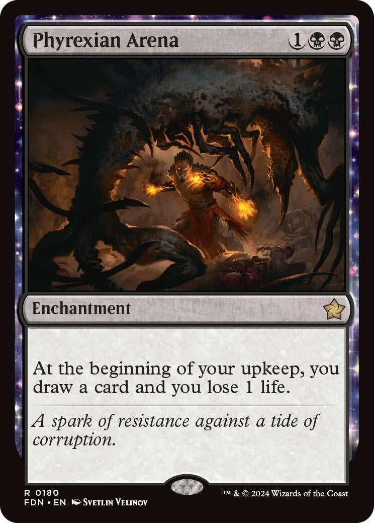 Image for Phyrexian Arena (Foundations) (180) - Magic: The Gathering