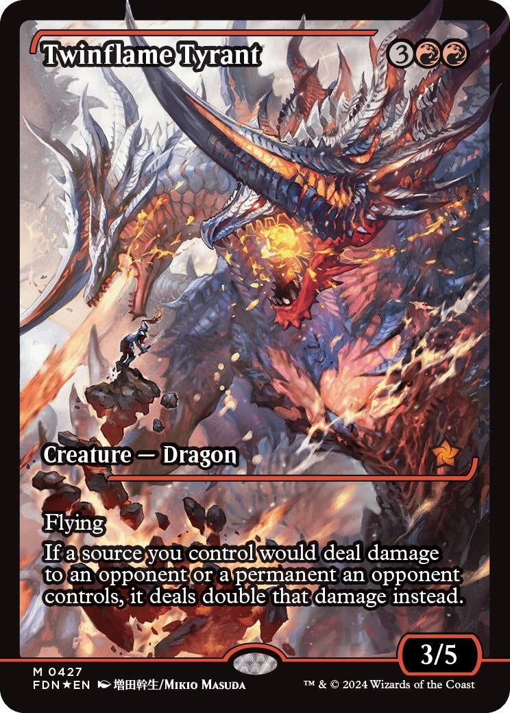 Image for Twinflame Tyrant (Showcase) (Foundations) (427) - Magic: The Gathering