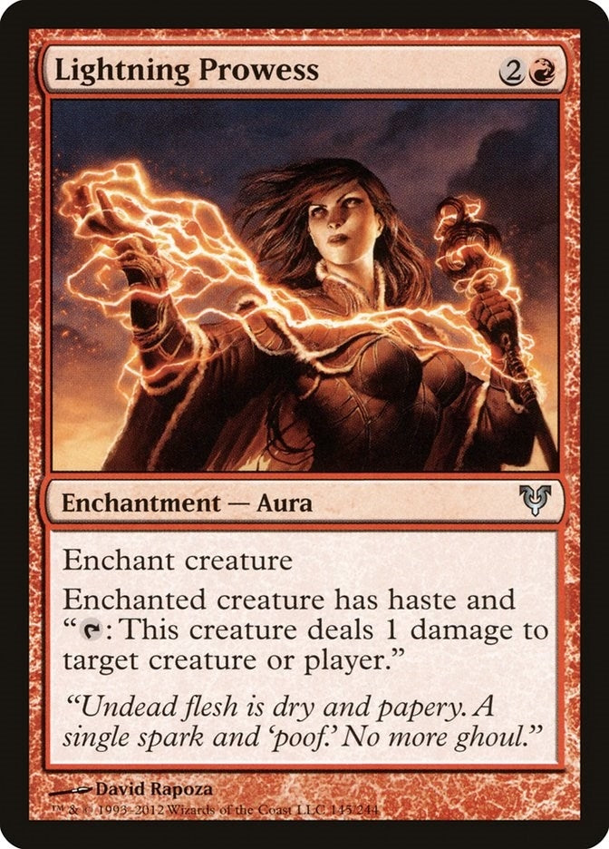 Image for Lightning Prowess (Avacyn Restored) (145) - Magic: The Gathering